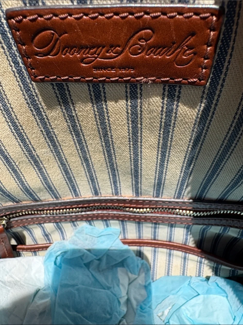 Dooney and Bourke woven leather crossbody